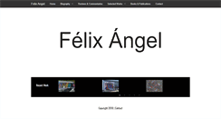 Desktop Screenshot of felixangel.com