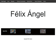 Tablet Screenshot of felixangel.com